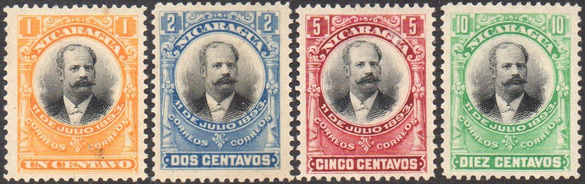 Nicaragua Stamps President Santos Zelaya 1903 issue